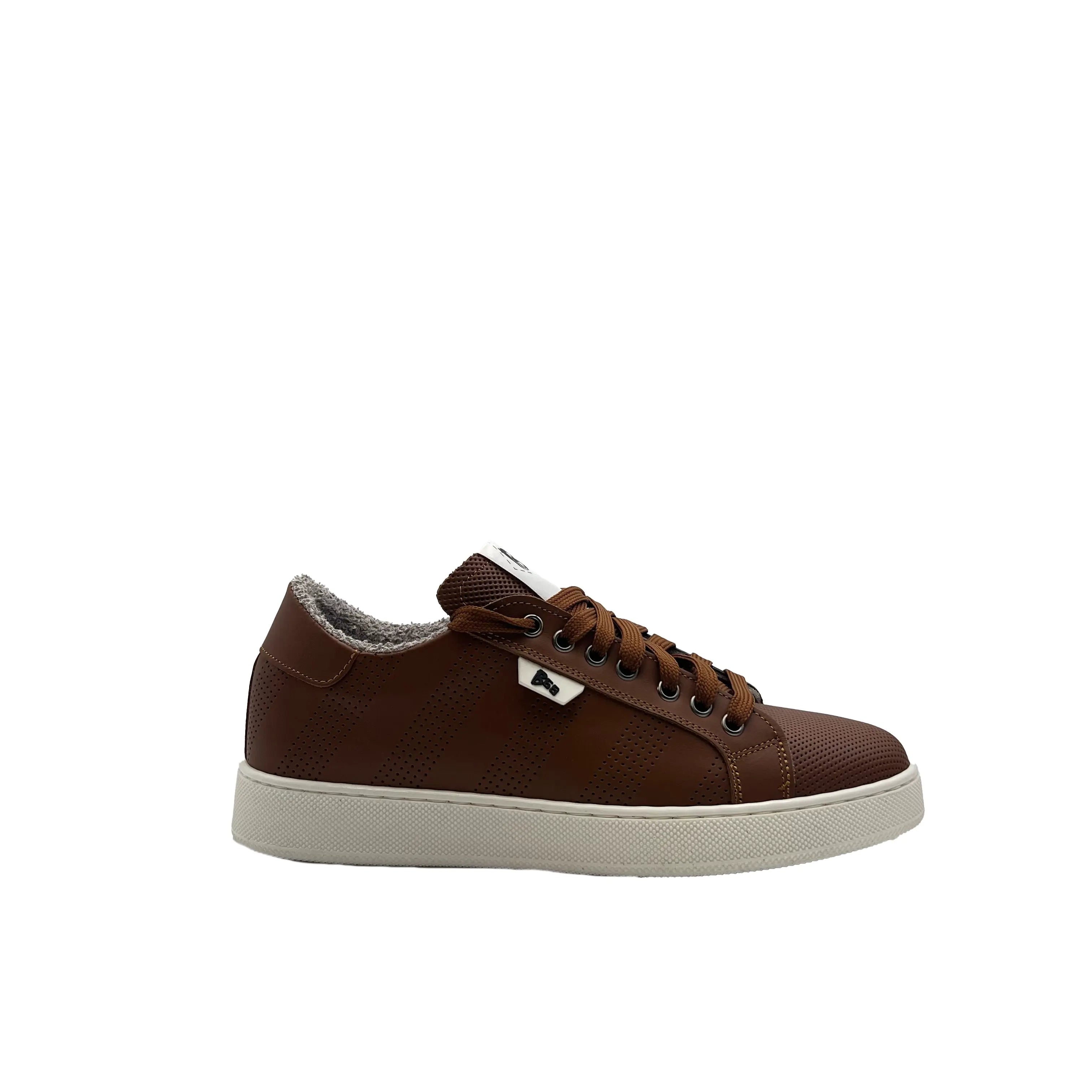 Sandro Barbera Hevo2 Cuir stringate uomo cuoio microforata