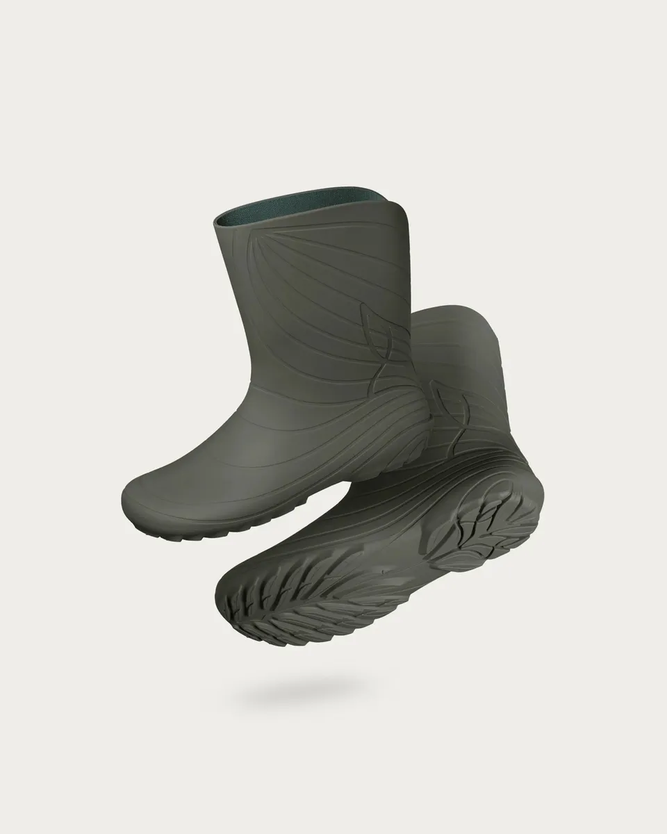 Wildling Shoes Ranidae Green stivale pioggia verde impermeabile
