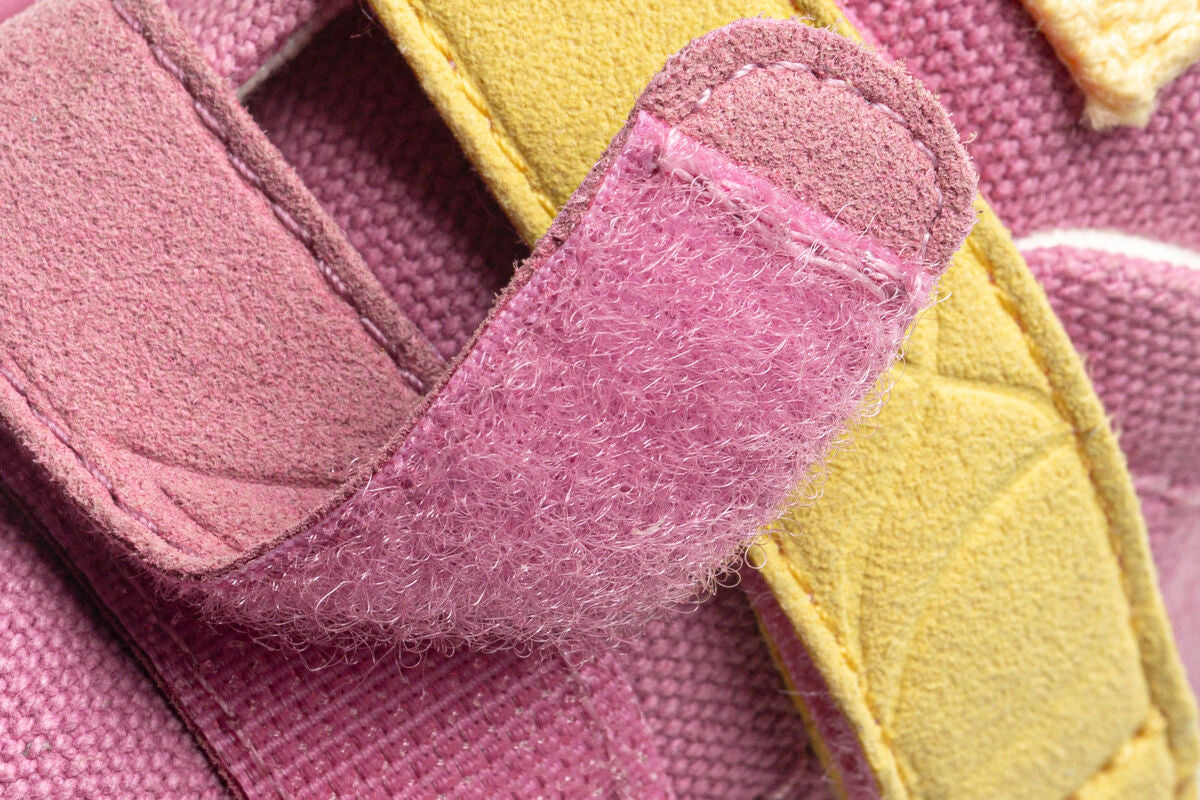 Wildling Shoes Cotinga rosé sandali bimba cotone velcro