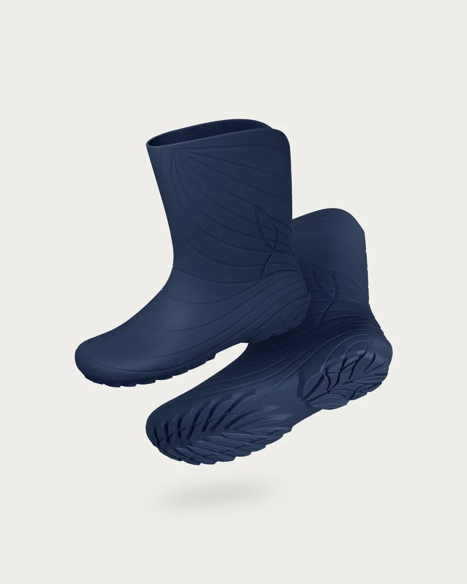 Wildling Ranidae Indigo stivale pioggia blu vegan impermeabile