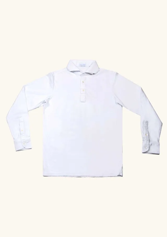 Stefano Bemer Polo SV6009 Bianca Cotone Elasticizzato XL