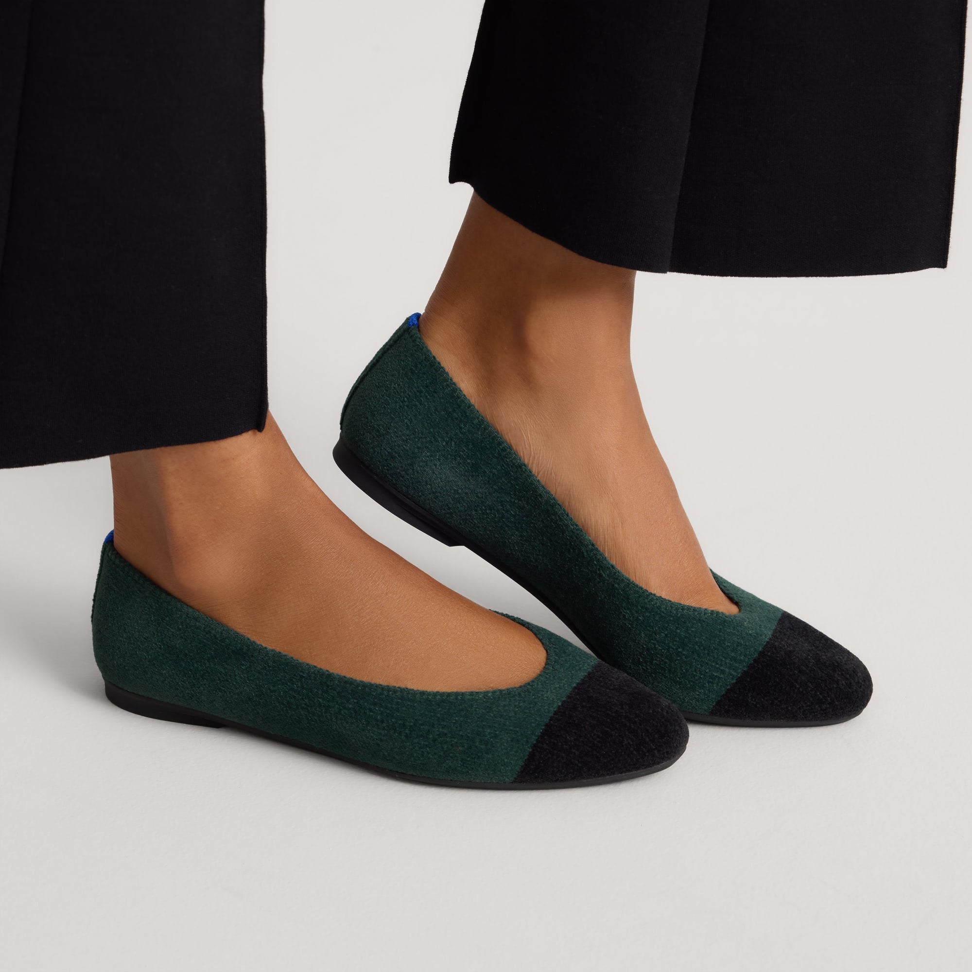 Rothy's Flats The Almond Ballet ballerine verde punta mandorla