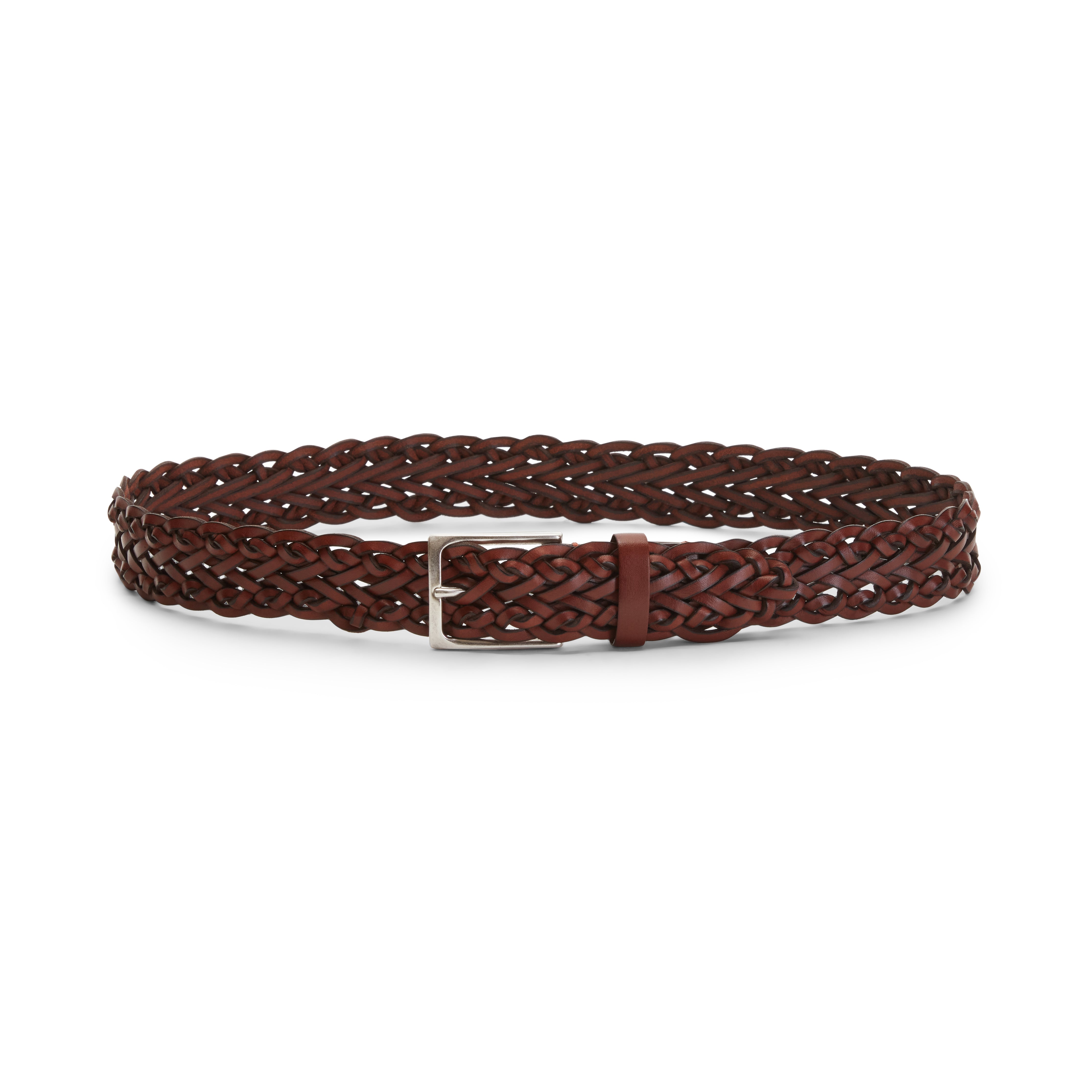 F.lli Rossetti Accessories Man 97538 Cintura Castagna Intrecciata