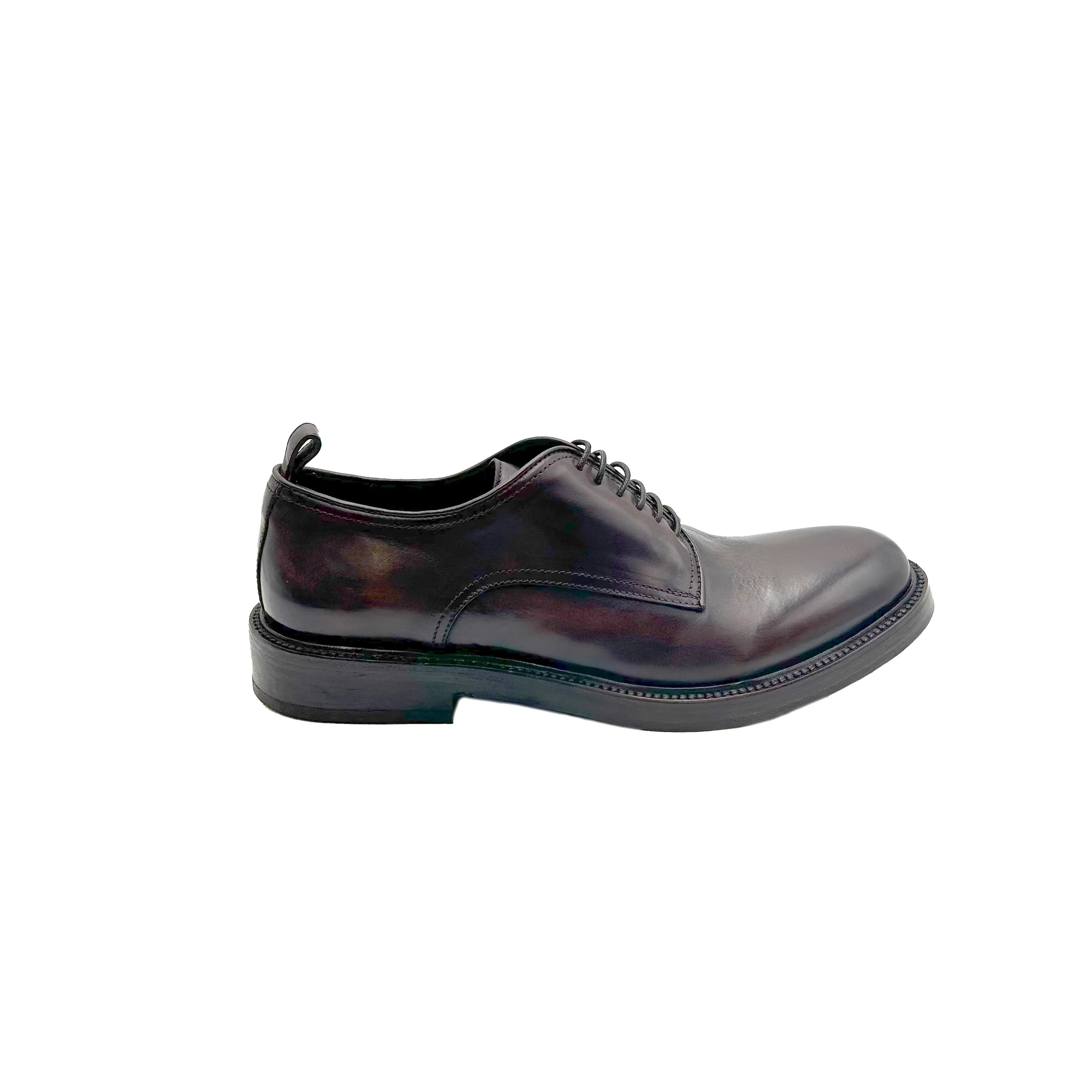 Sandro Barbera Stone Wax 34228 Derby stringate cioccolato