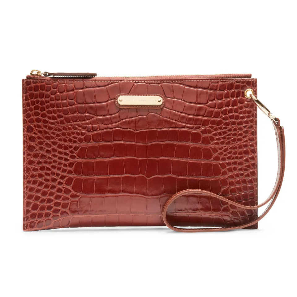 F.lli Rossetti Bustina 87817 clutch donna cognac pelle