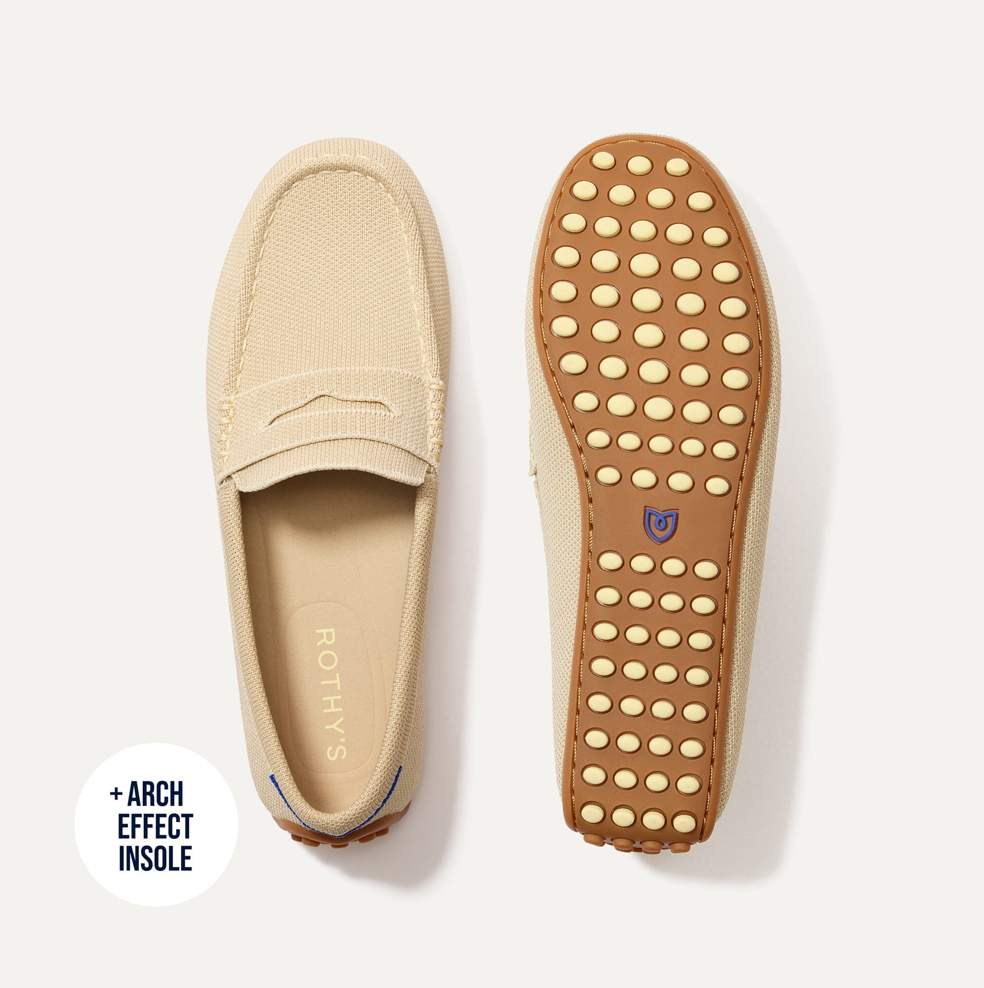 Rothy's The Daily Driver mocassini donna avorio Sesame