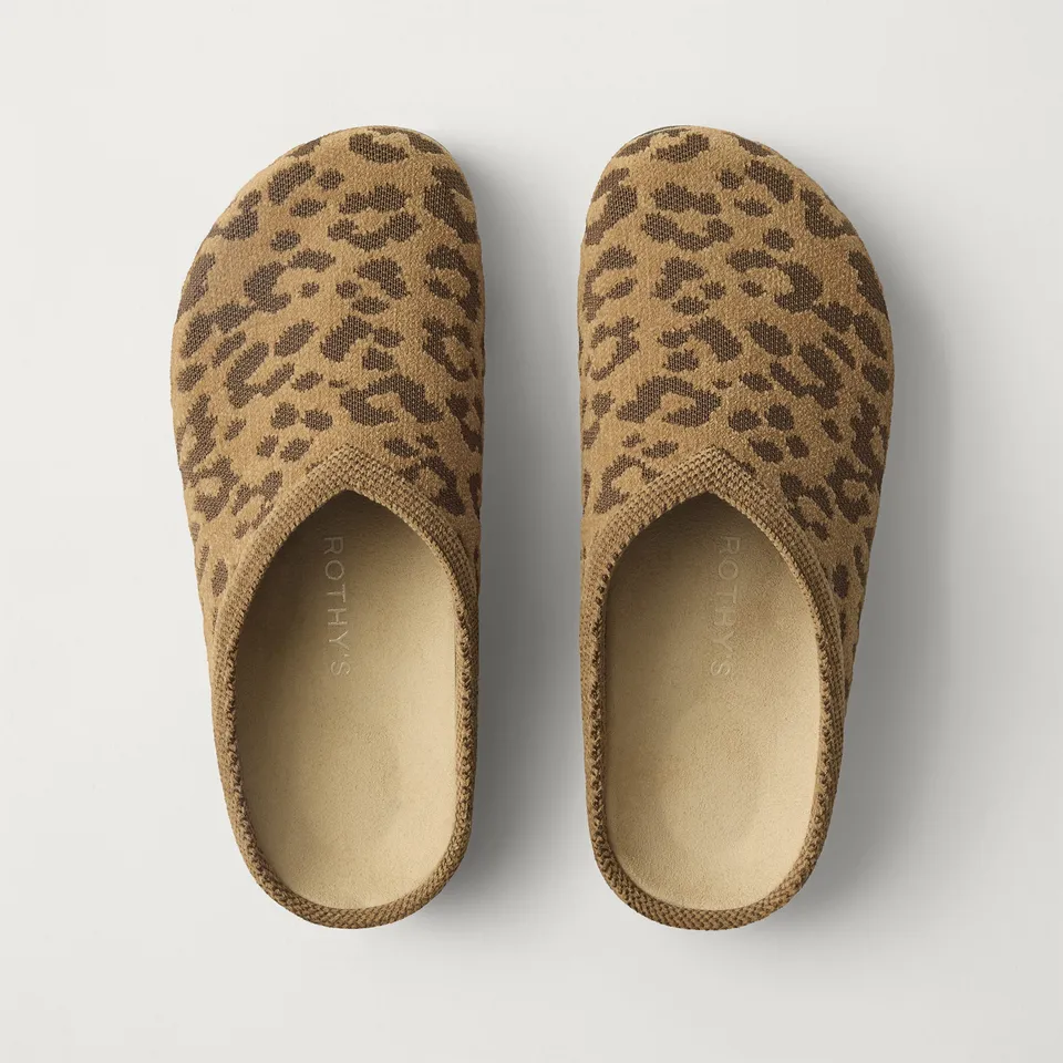 Rothy's The Casual Clog zoccoli donna Khaki Cat maculati