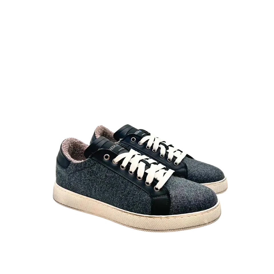 Sandro Barbera & Figli Wooly Jumper Sneaker Grey Lana Merino