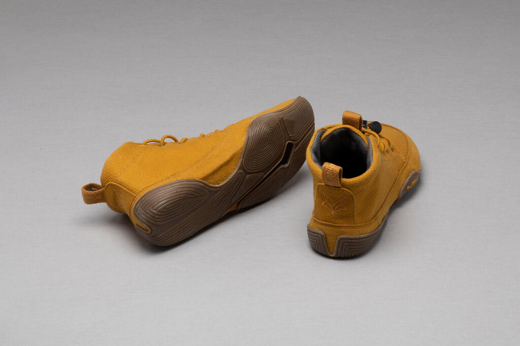 Wildling Vigor Golden Yellow scarpe alte bambino gialle cotone
