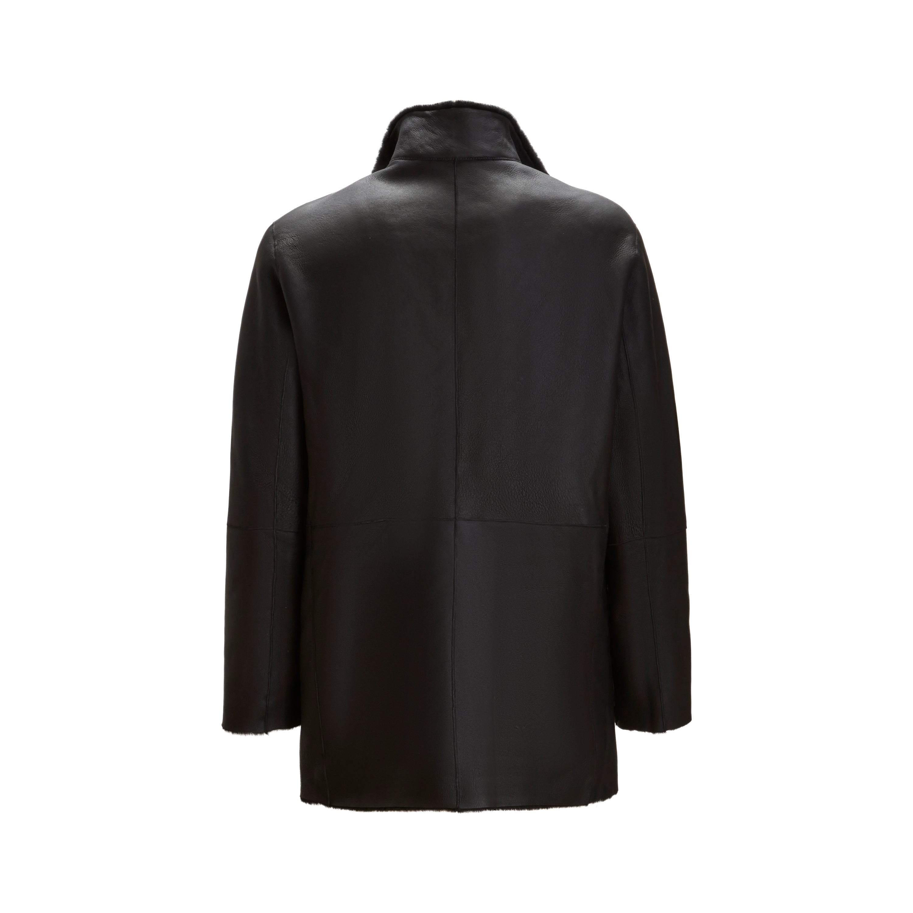 F.lli Rossetti Outerwear Man 99810 Cappotto Nero Reversibile
