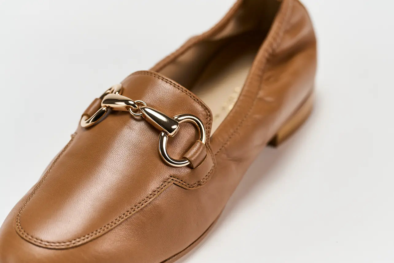 Sandro Barbera 4003 mocassino morsetto donna nappa cuoio