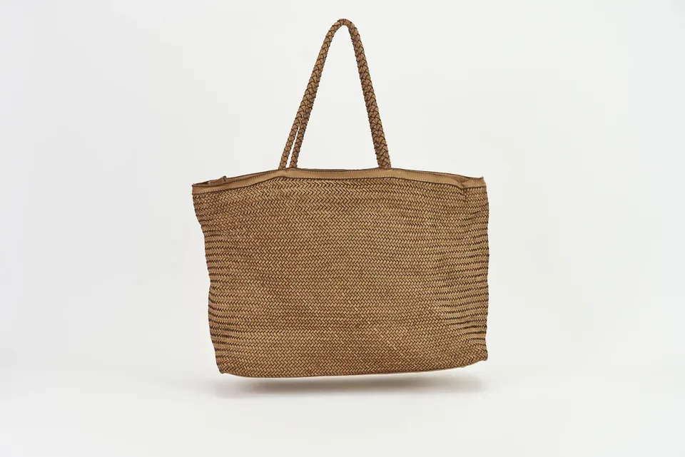 Sandro Barbera Borse 2026 Borsa Cuoio Intrecciata 43x31x15
