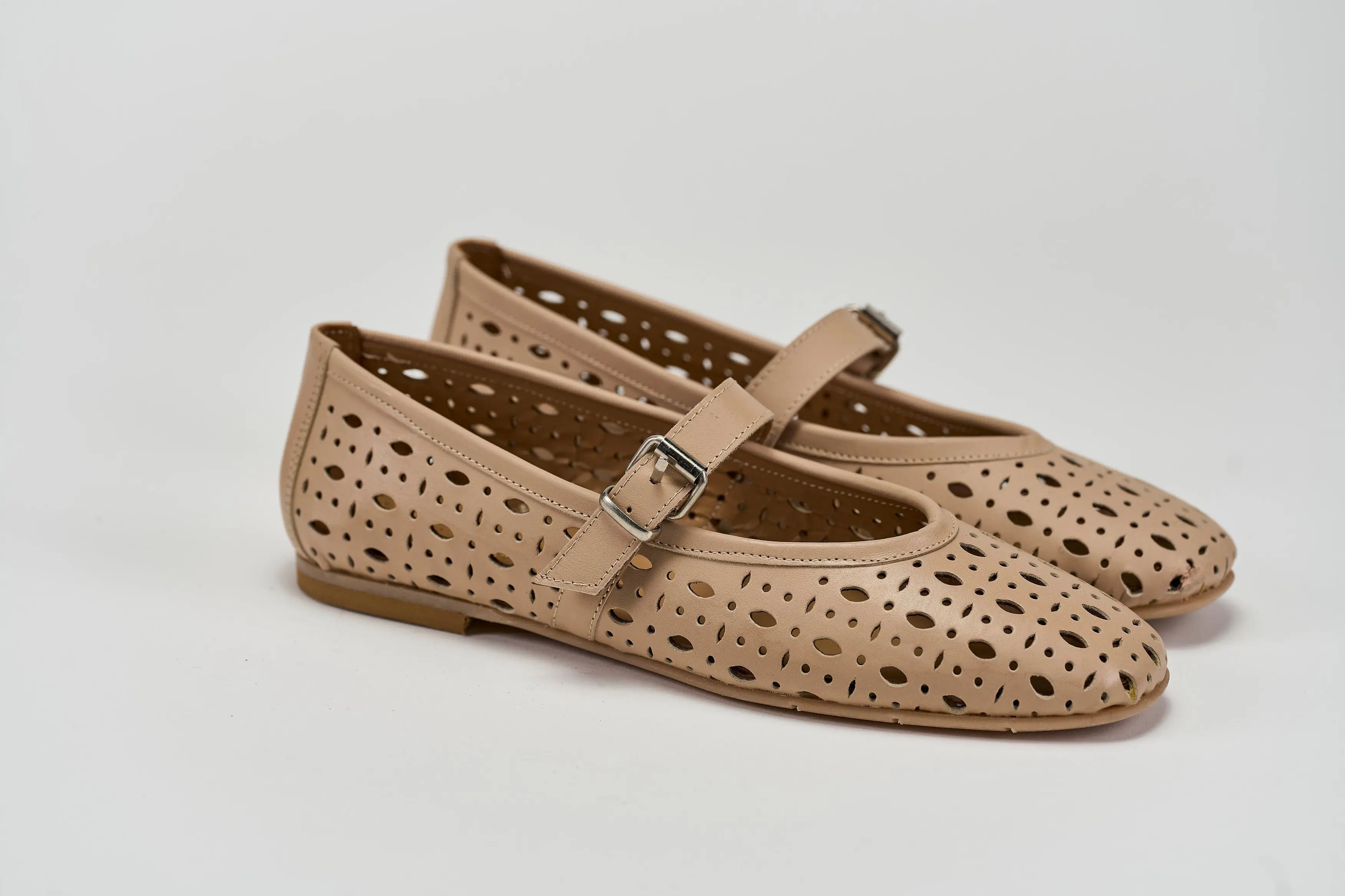 Sandro Barbera Ambra 12 stringate donna nude traforate