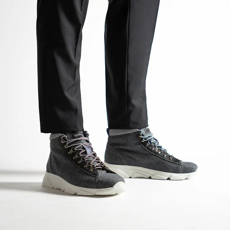 Sandro Barbera & Figli Wooly Luminor Grey sneaker lana