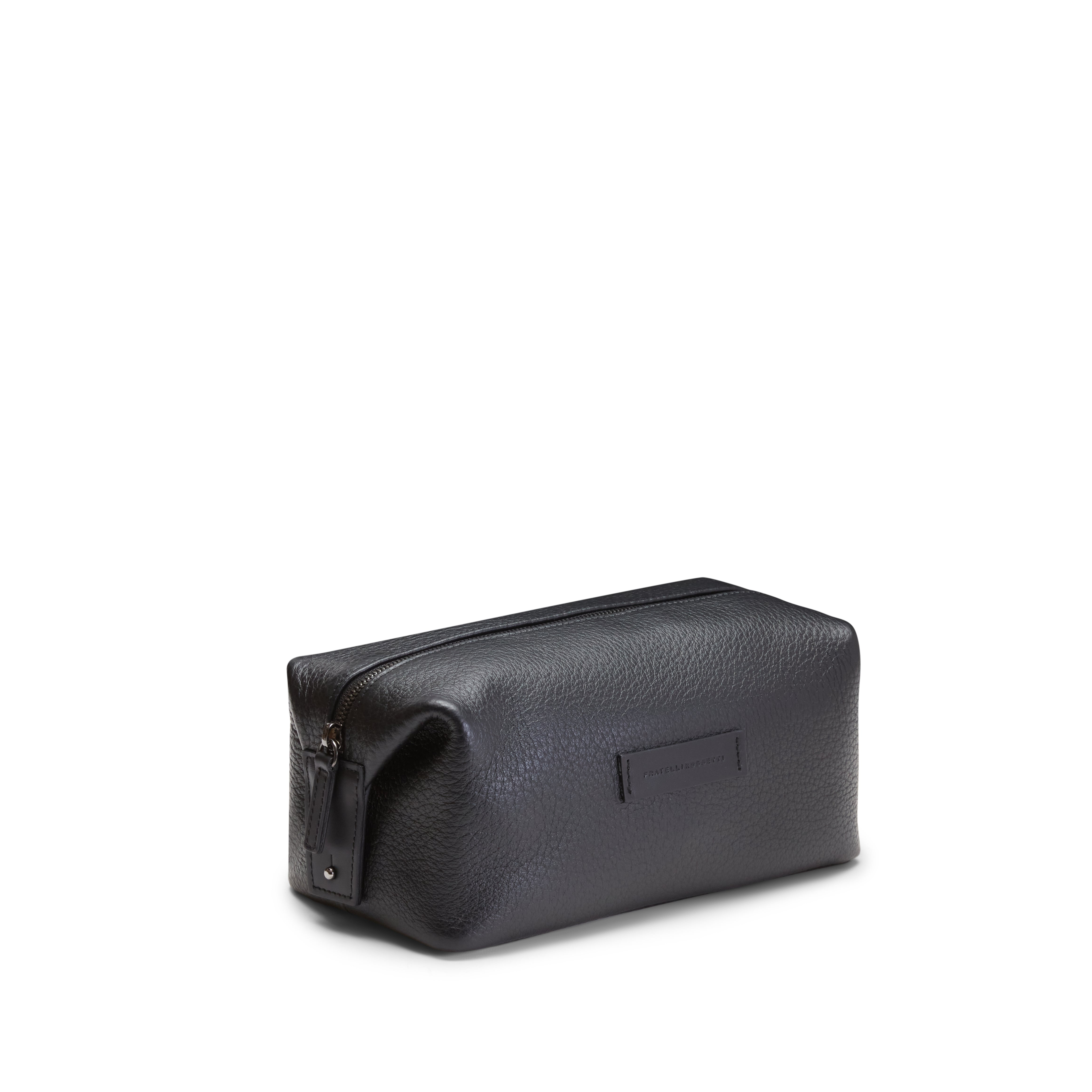 F.lli Rossetti 84844 beauty case uomo nero in pelle
