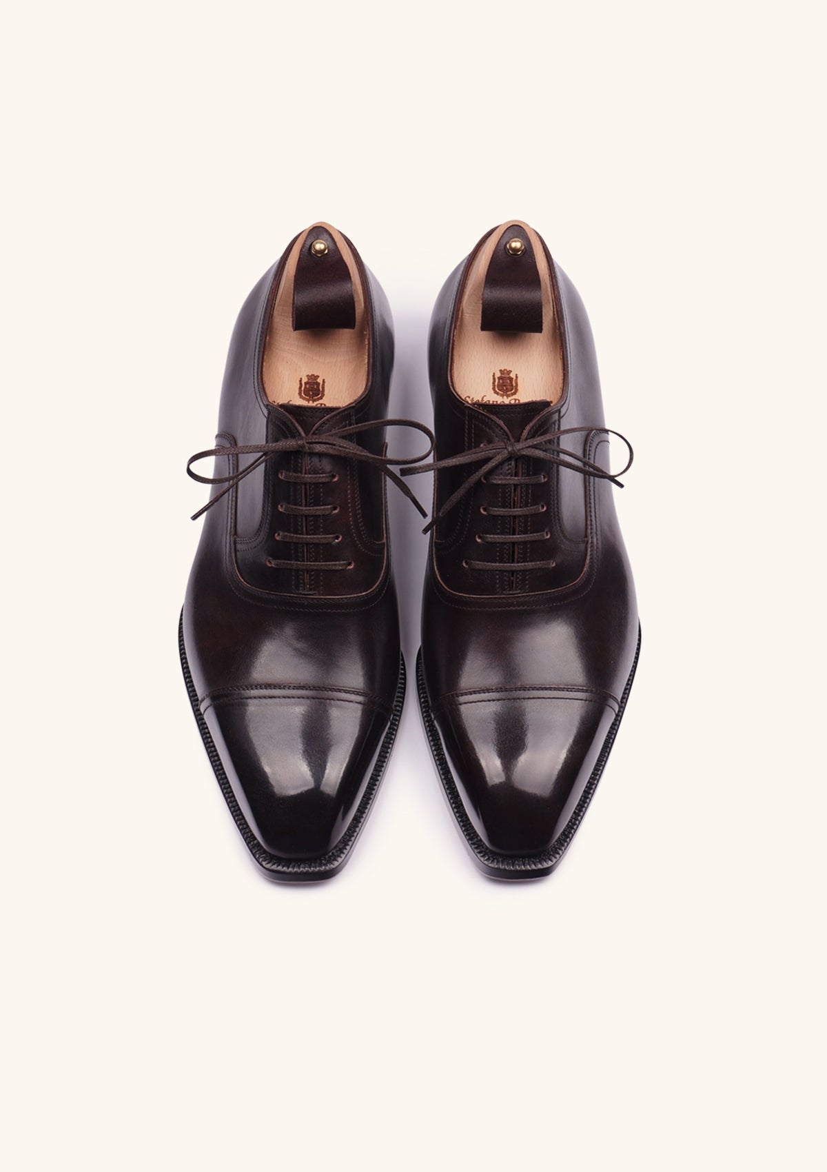 Stefano Bemer Oxfords T6360 oxford marrone vitello cap toe