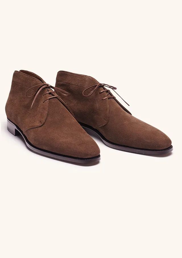 Stefano Bemer Boots C7220 stivaletti camoscio marrone 42