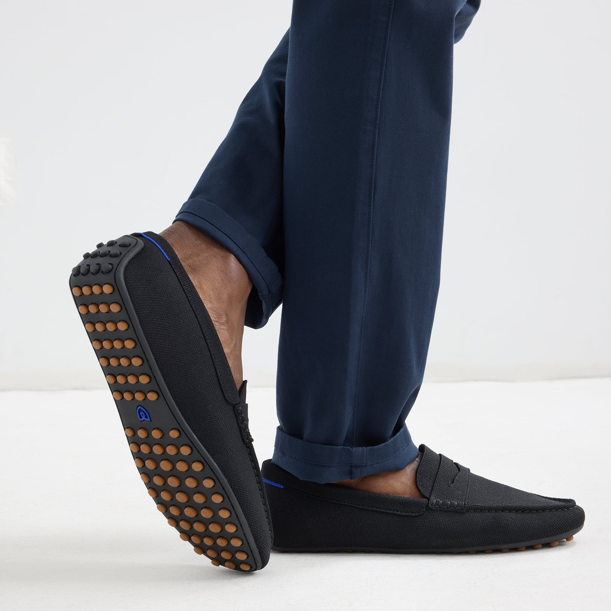 Rothy's The Men's Driver mocassini uomo Black nero knit