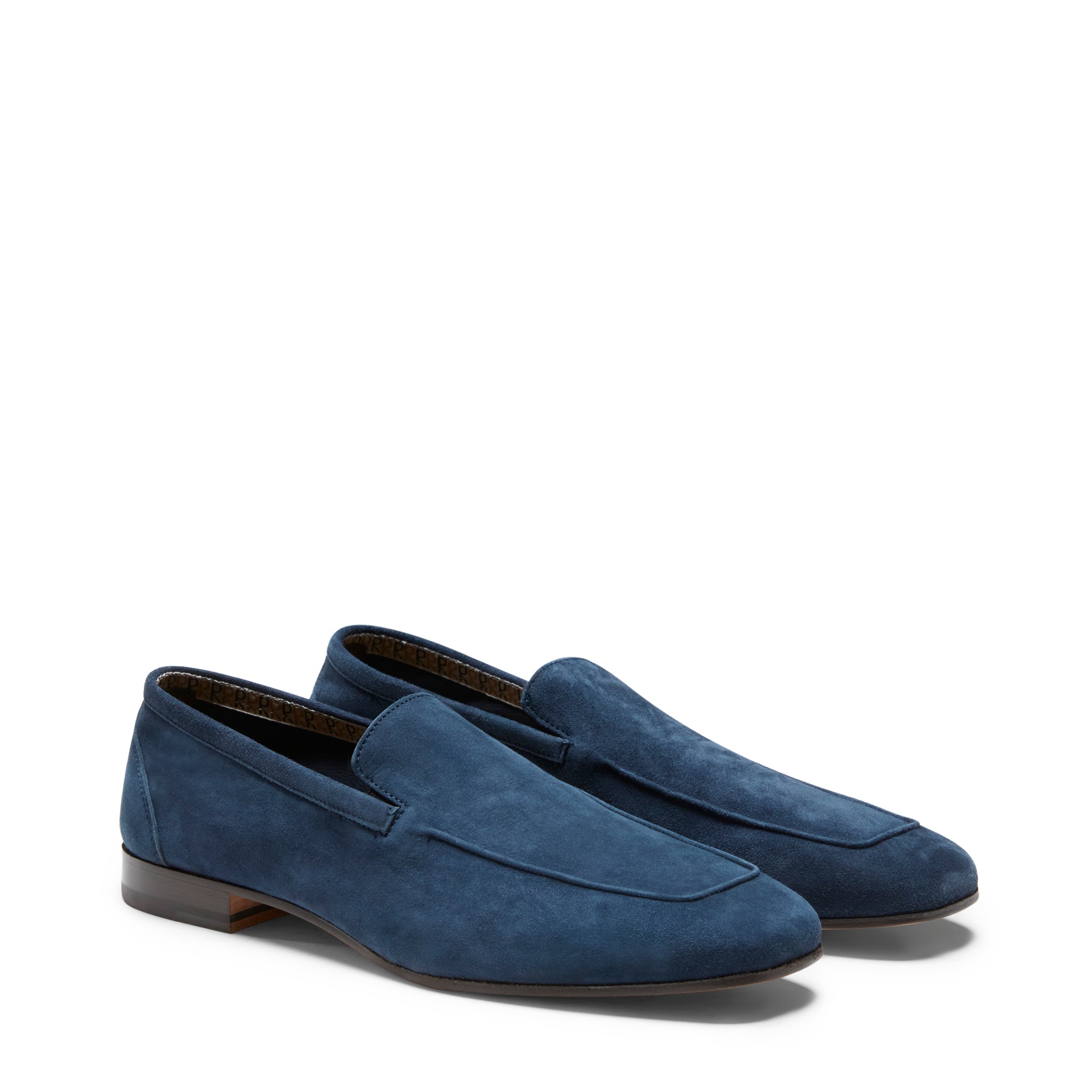 F.lli Rossetti Estate 51883 Mocassino uomo suede navy leggero