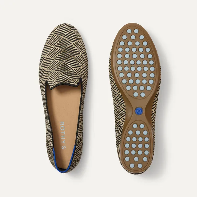Rothy's The Daily Loafer mocassini Black Zig Zag comodi