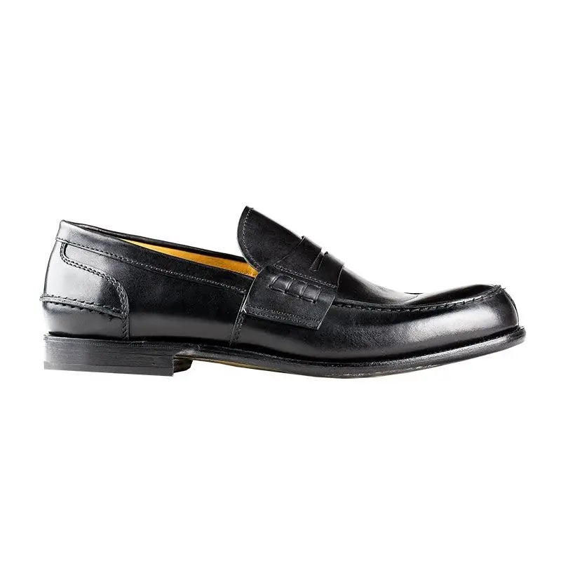 Sandro Barbera 1040 College mocassino uomo nero vitello