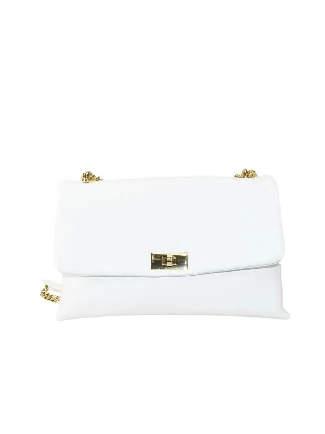 Sandro Barbera BASS 29832 Borsa Donna Bianca Pelle