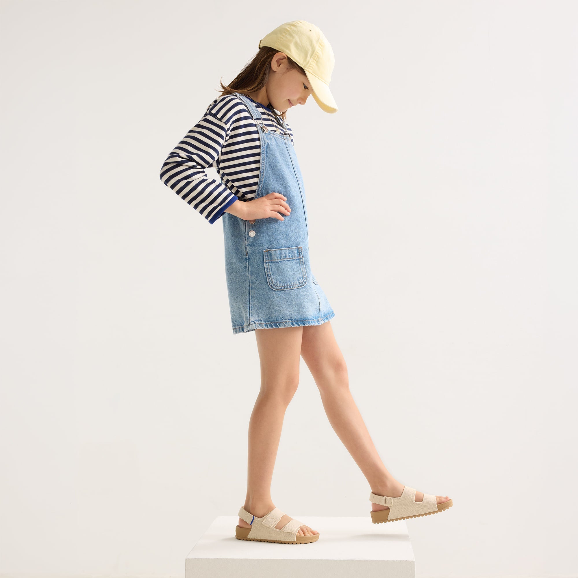 Rothy's Kids Double Strap sandali Conch avorio