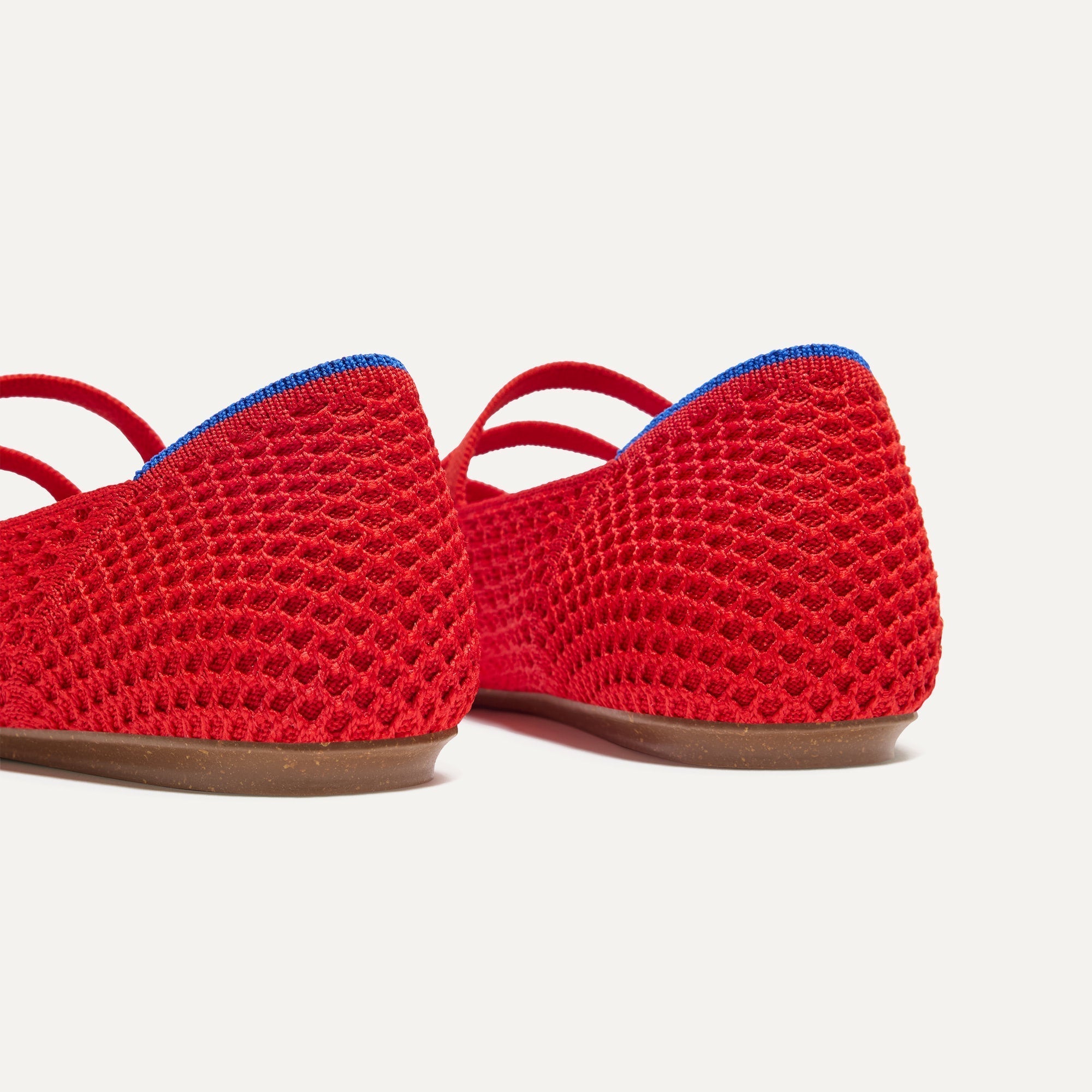 Rothy's The Double Buckle Mary Jane ballerine rosso mesh