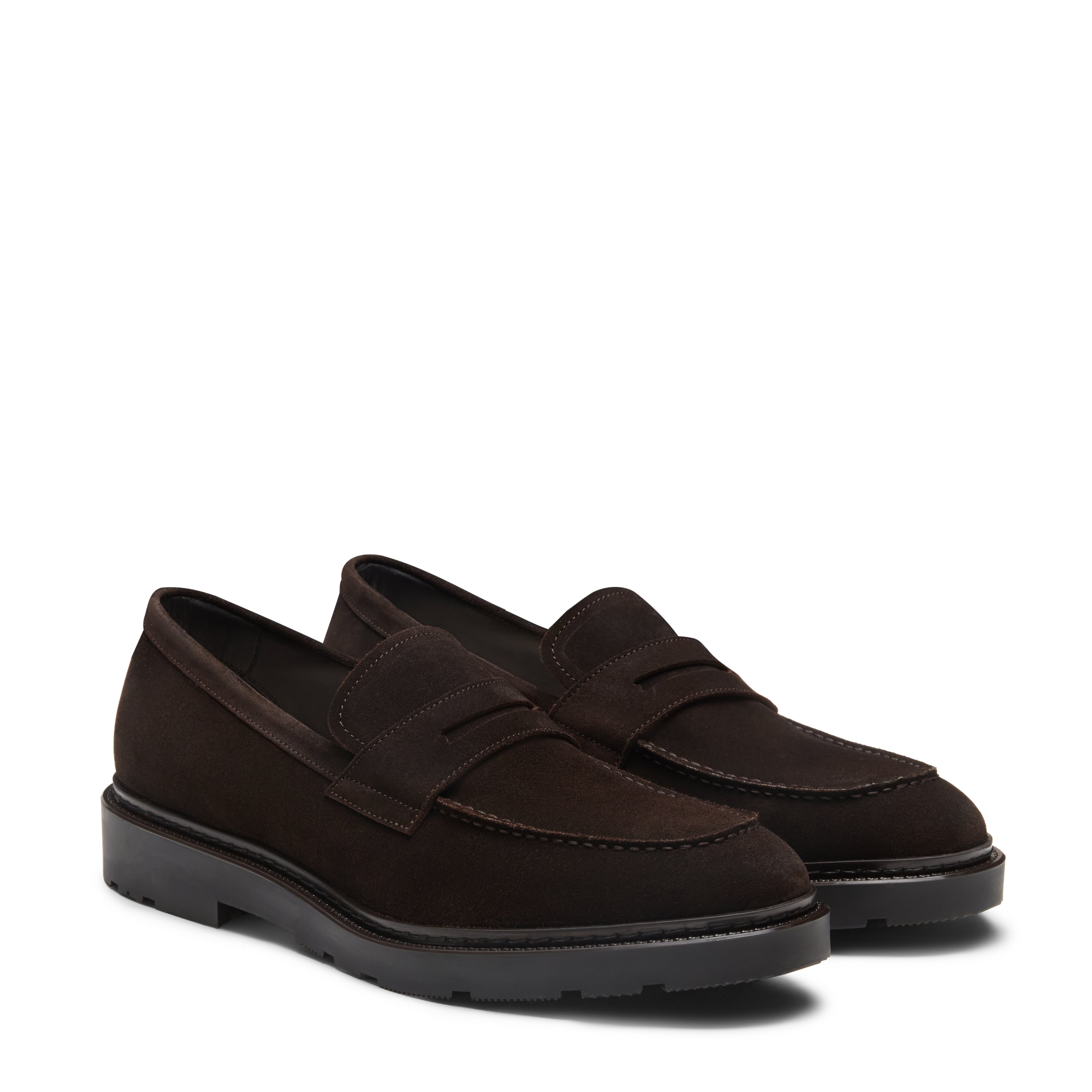 F.lli Rossetti 47208 mocassino suede cacao