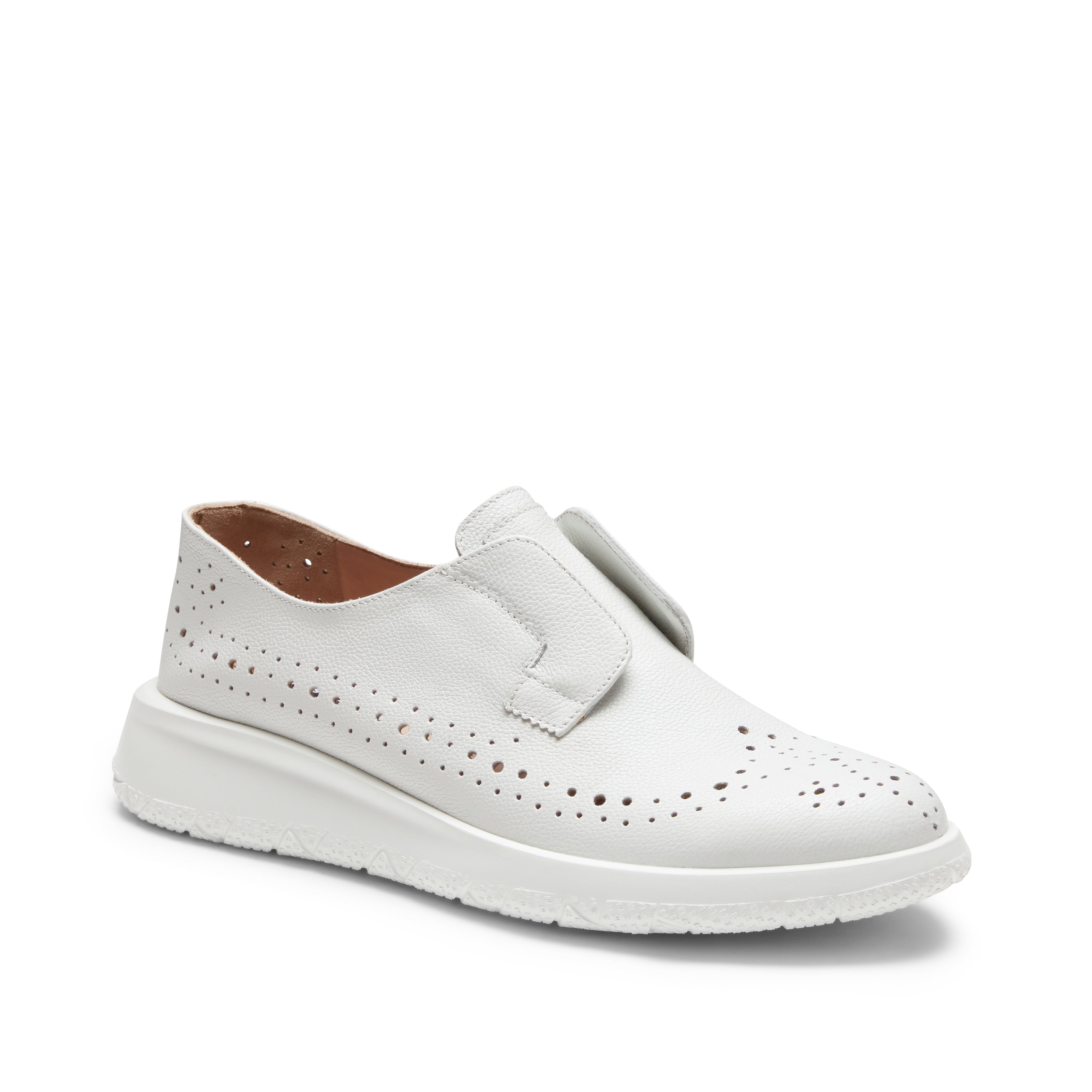 F.lli Rossetti One 77098 sneaker bianco pelle traforata