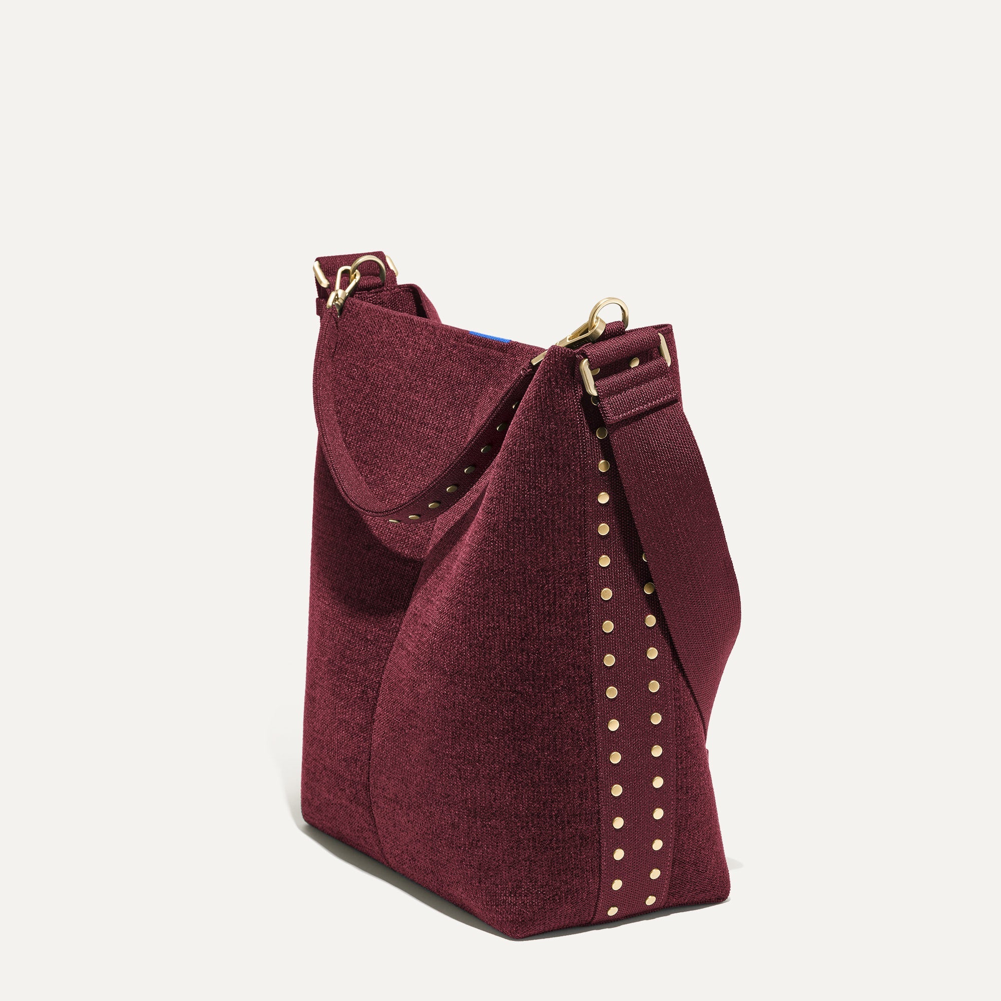 Rothy's The Bucket Bag borsa secchiello syrah velluto