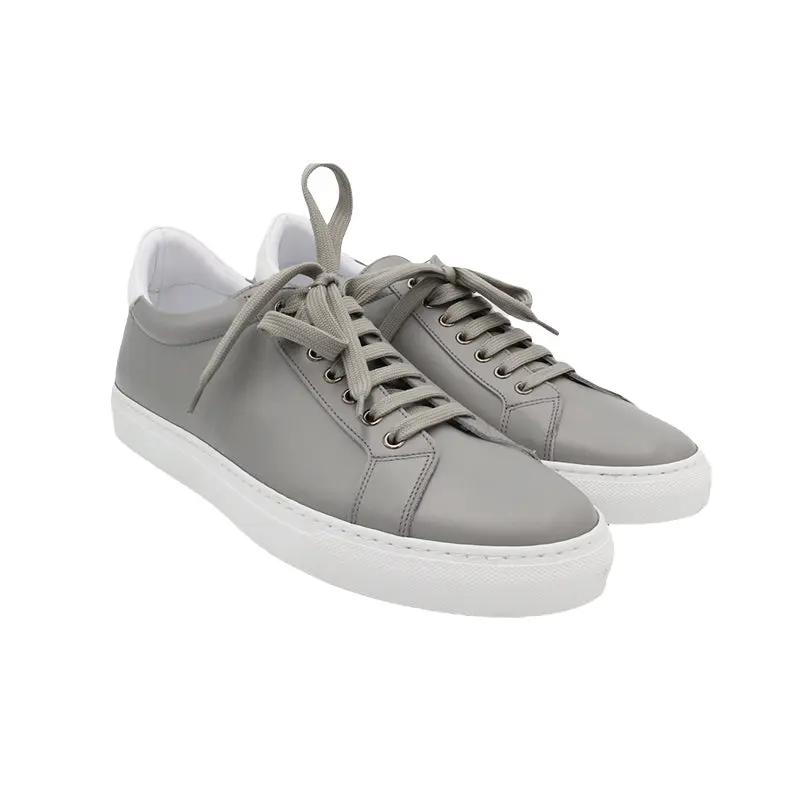 Sandro Barbera VA9 Basic sneakers bianco grigio pelle