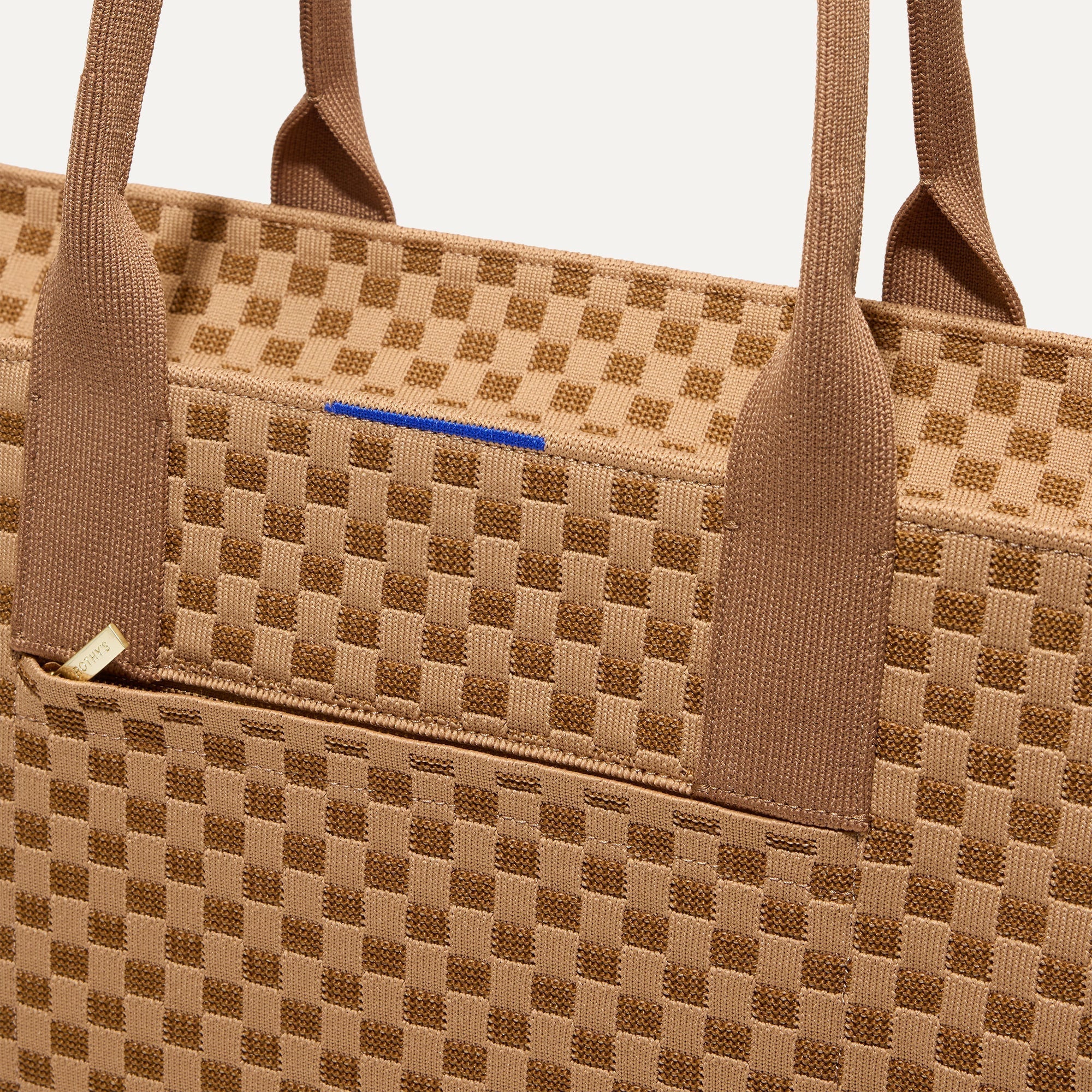 Rothy's The Classic Tote borsa tote Hazelnut con zip