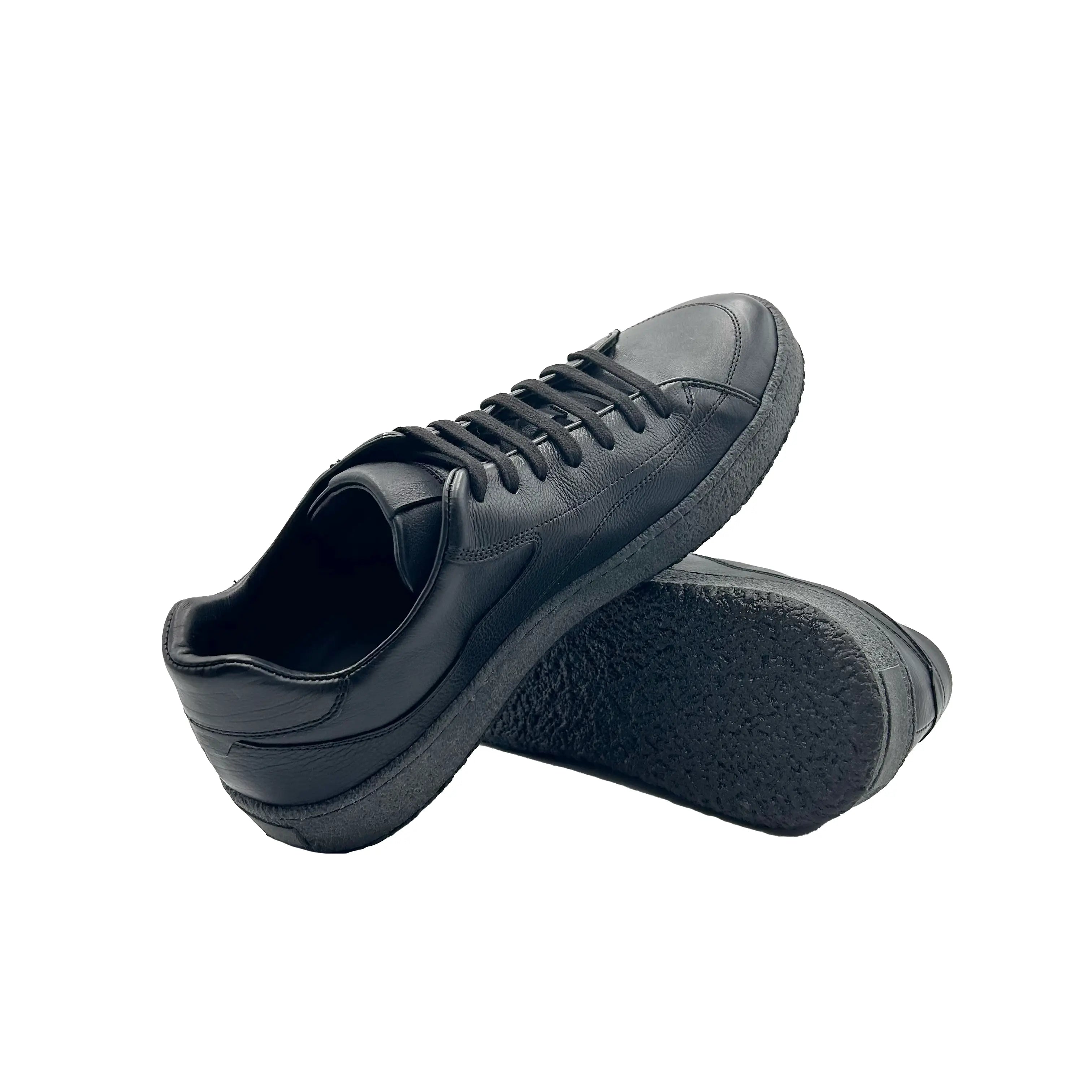 Sandro Barbera Stringate Biolla Betulla sneaker nero pelle EU 44
