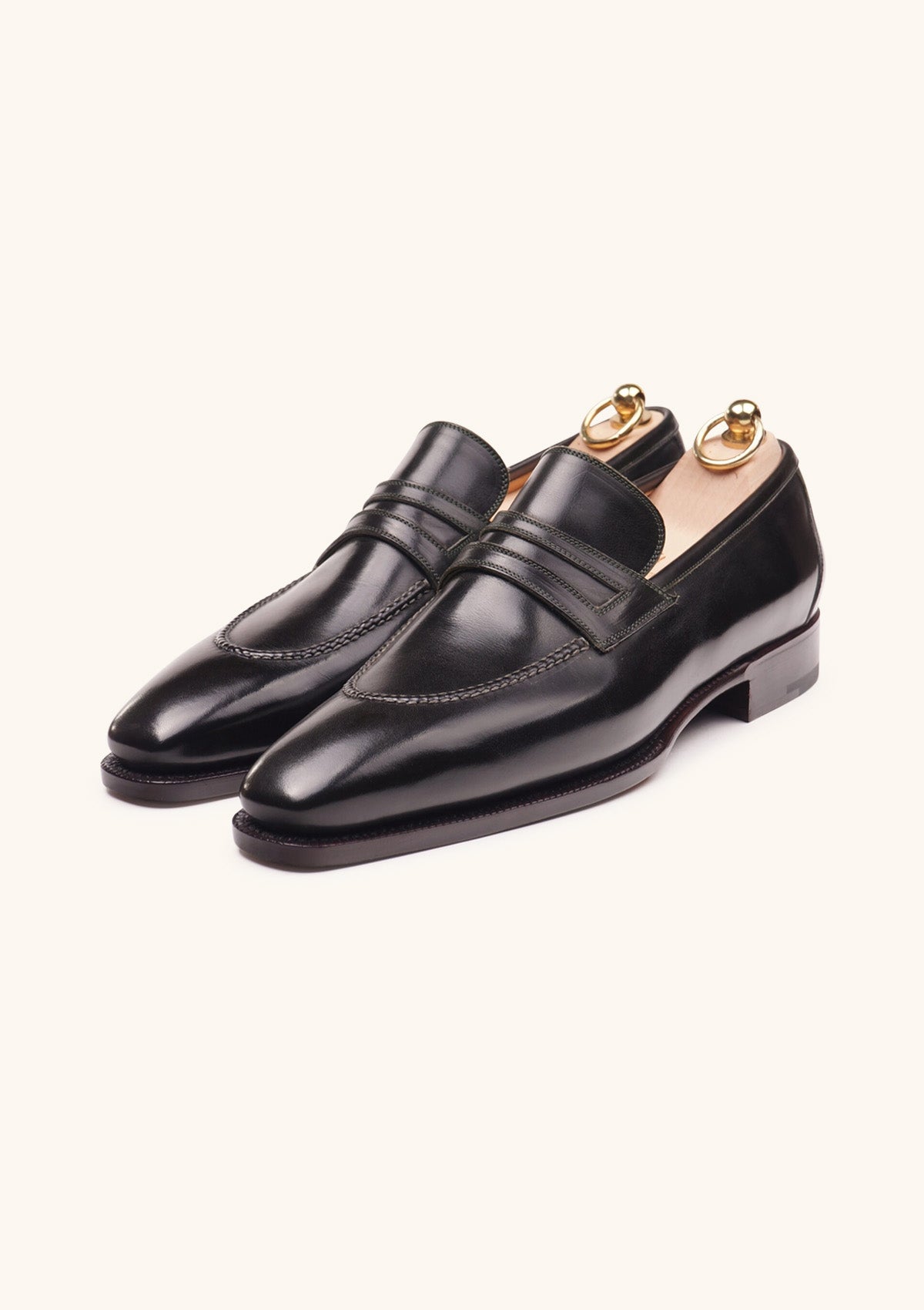 Stefano Bemer Loafers C1250 mocassini penny verde museum