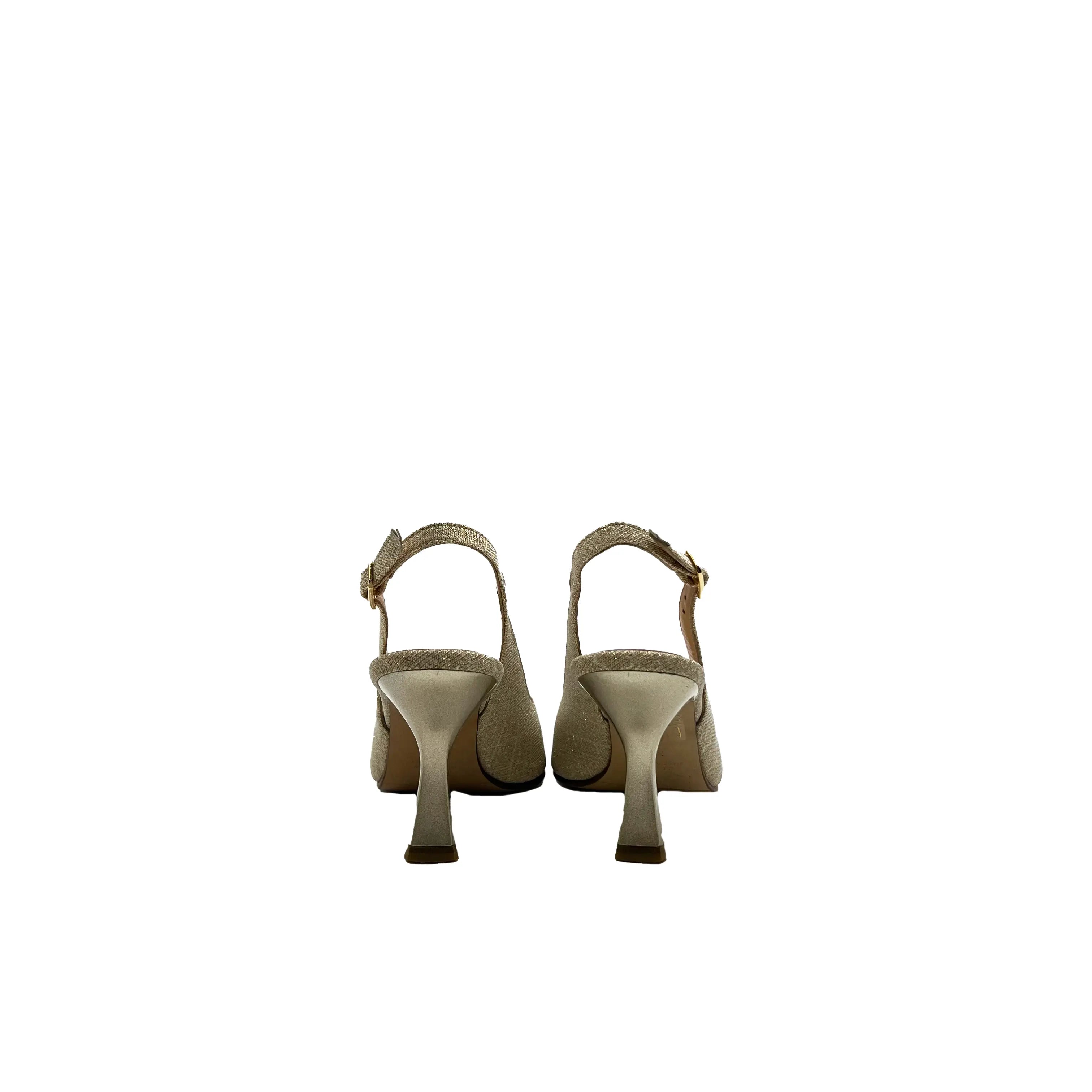 Sandro Barbera & Figli 704 Gold sandalo donna oro tacco 75
