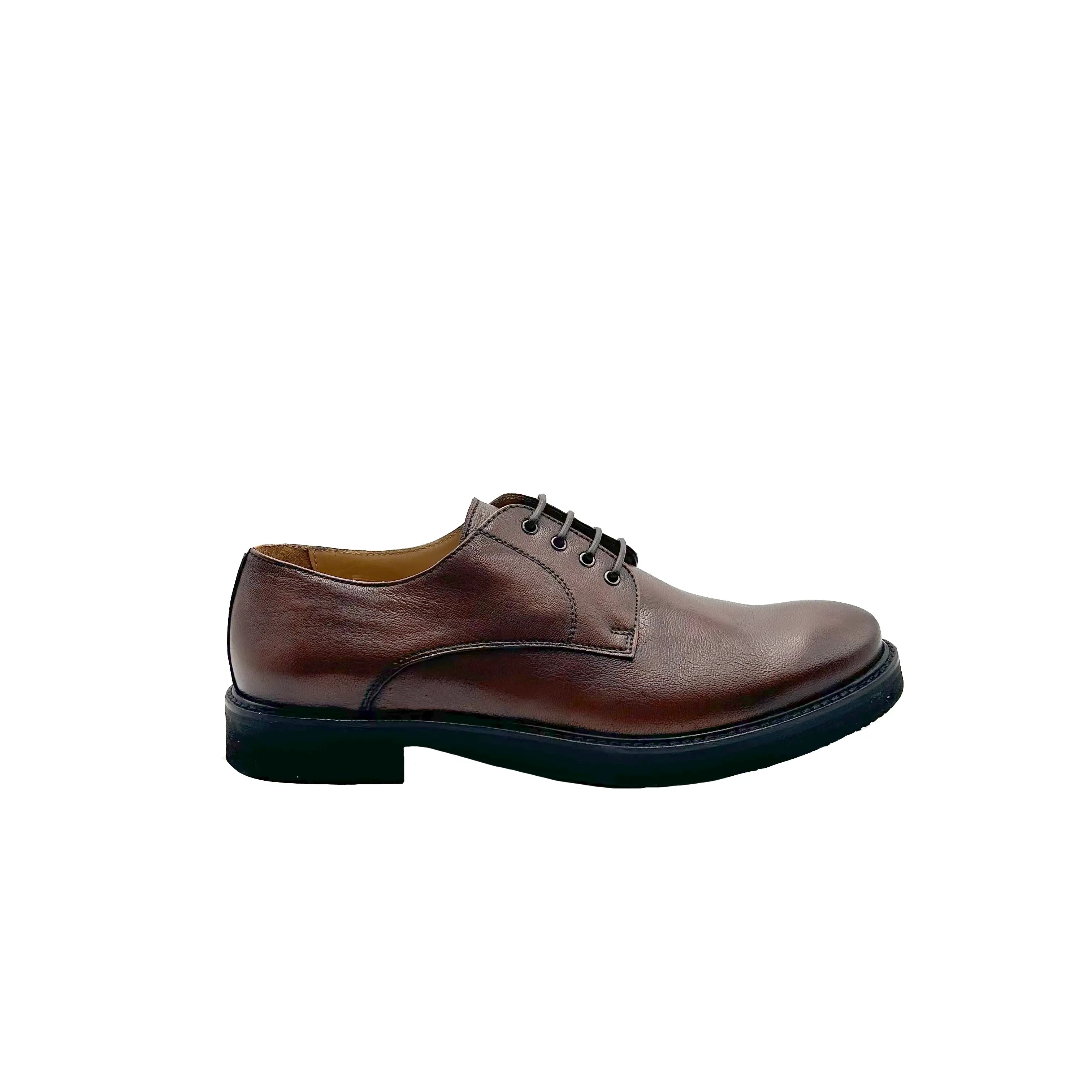 Sandro Barbera 1264 Derby Maya Marrone Vibram Scarpe