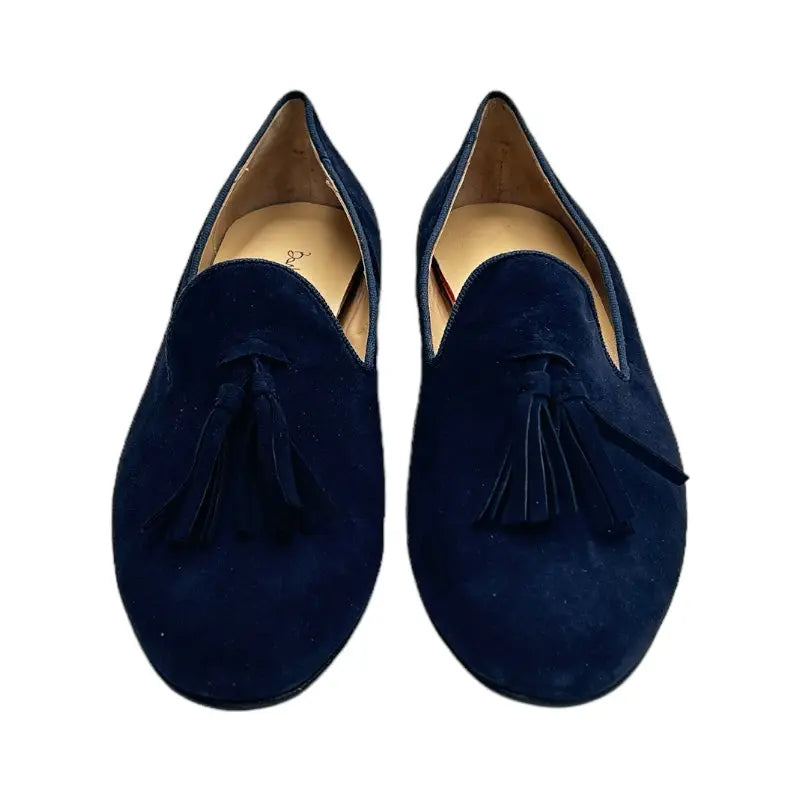 Sandro Barbera AC24 mocassino donna blu pelle tacco 20