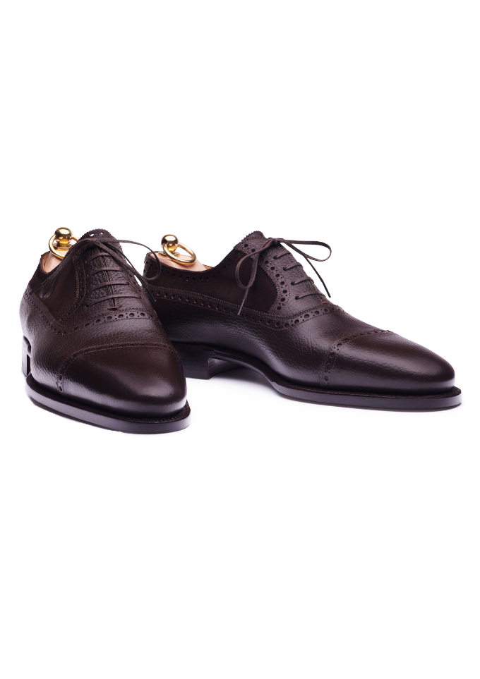 Stefano Bemer Classica C6260 Oxford Uomo Testa di Moro 42