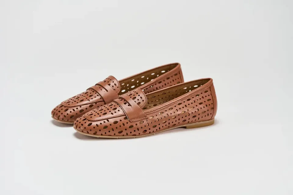 Sandro Barbera & Figli Ambra 11 mocassino donna cuoio nappa