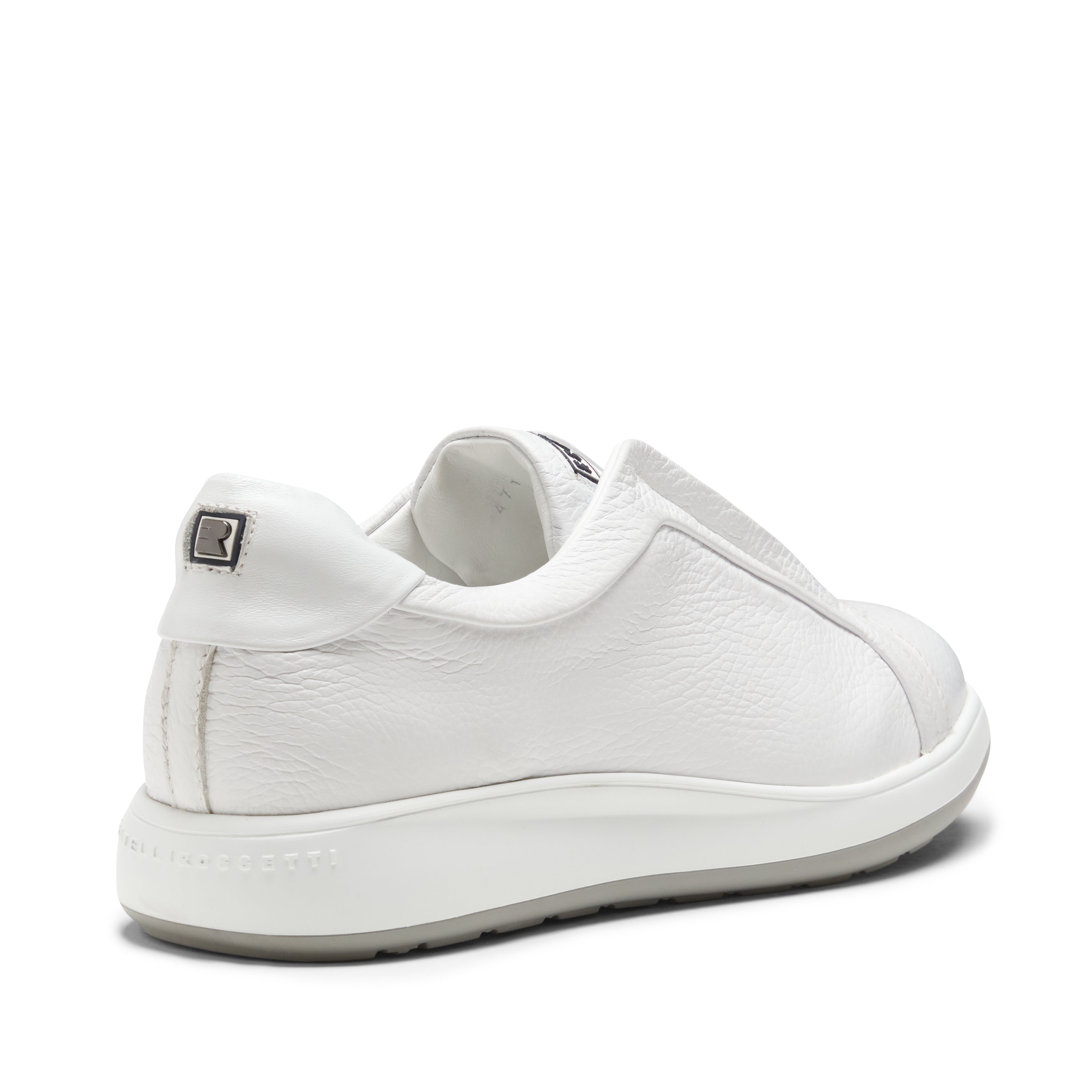 F.lli Rossetti 47115 Sneaker Uomo Bianco Pelle Elastici