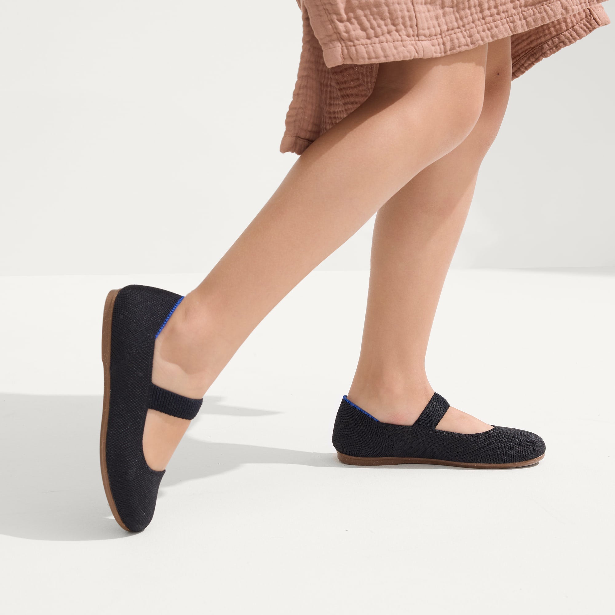 Rothy's The Kids Mary Jane ballerine bambina Black nere scuola