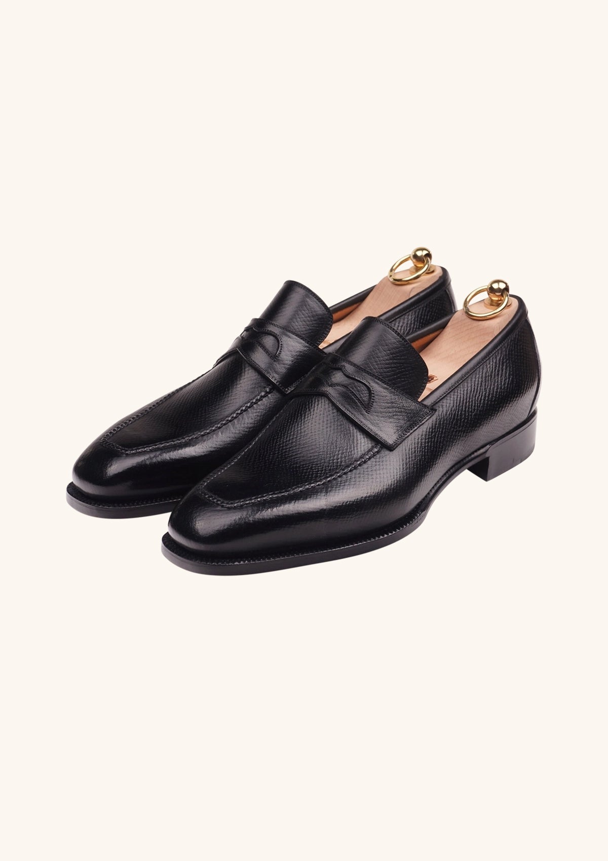 Stefano Bemer Loafers C1330 mocassini penny neri 42
