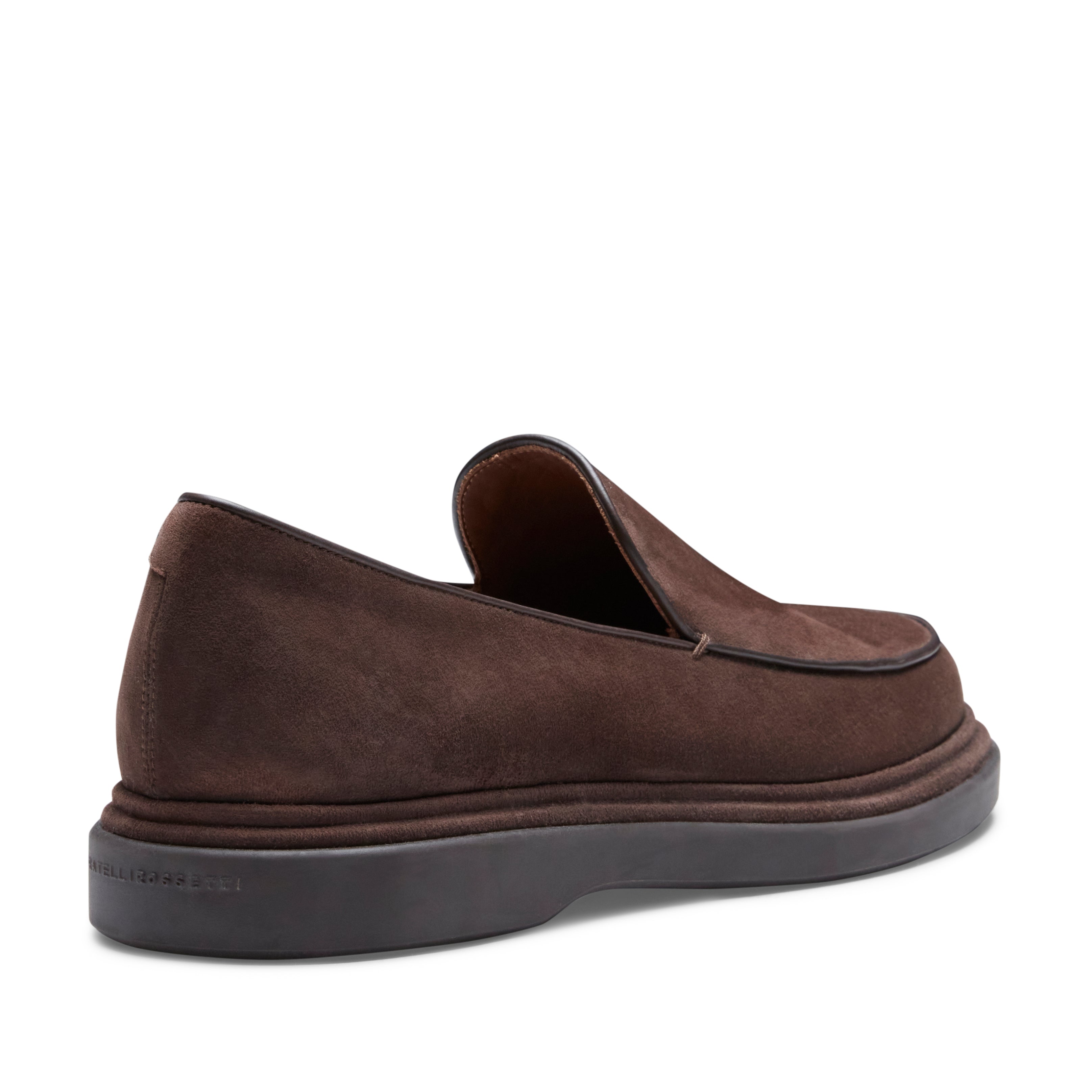 F.lli Rossetti 14894 mocassino uomo ebano suede