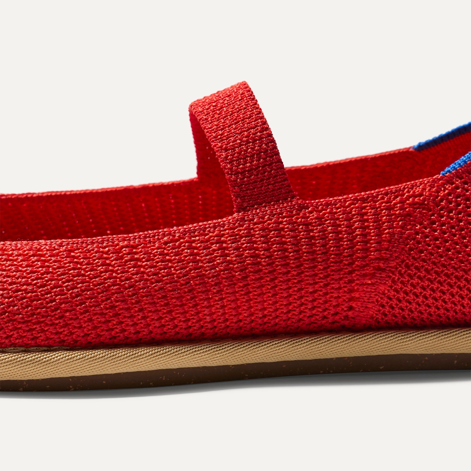 Rothy's The Cruiser Mary Jane ballerine rosse Poppy Raffia
