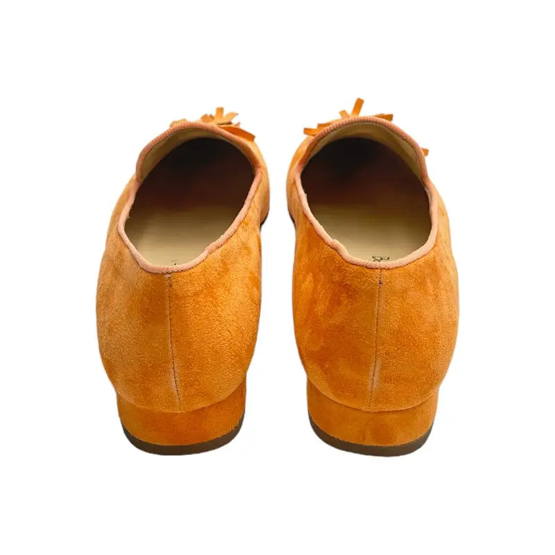 Sandro Barbera & Figli AC24 mocassino donna arancio pelle tacco 20