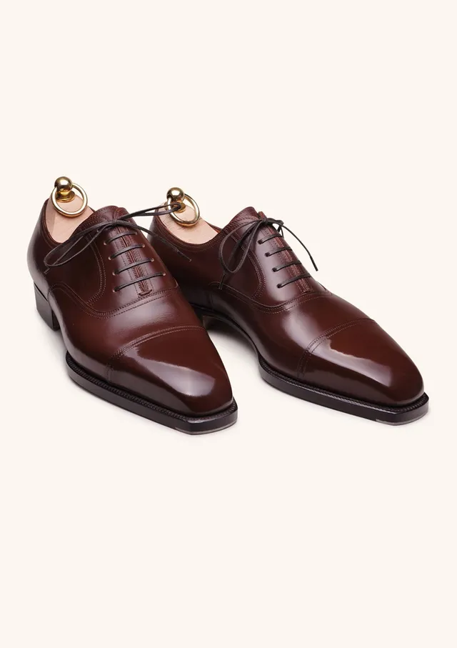 Stefano Bemer Oxfords T6470 Francesine Pelle Marrone Captoe