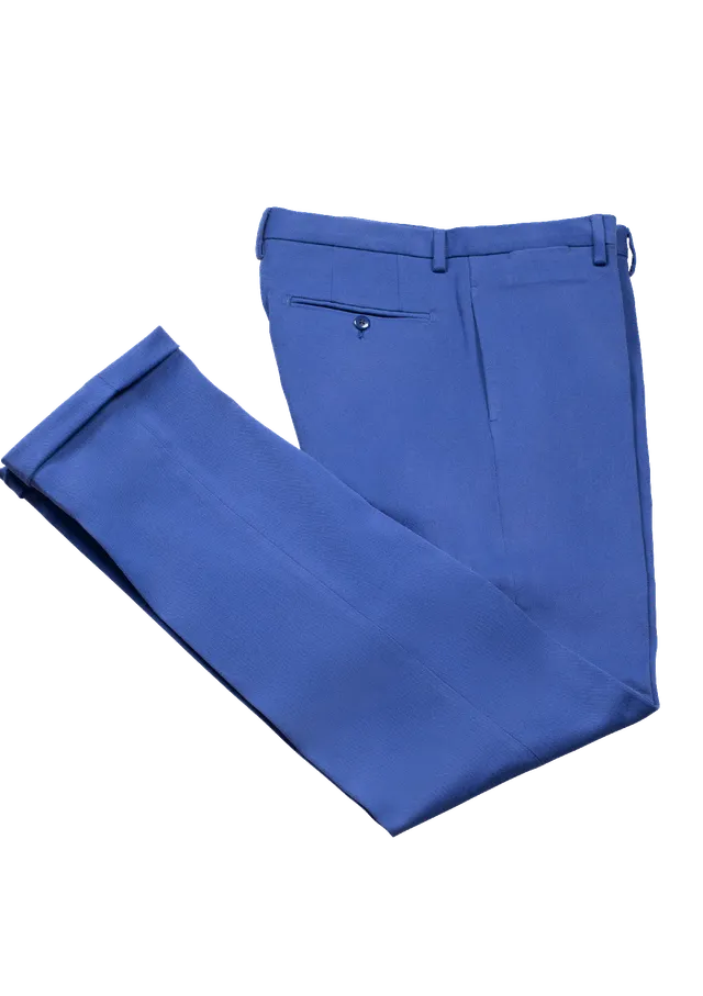 Stefano Bemer Trousers SV3062 pantaloni azzurri cotone