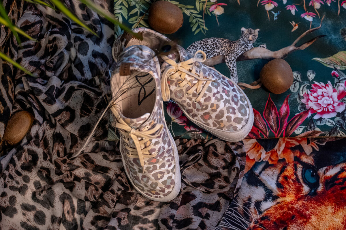 Wildling Aopri Leo scarpe basse cotone leopardato estive