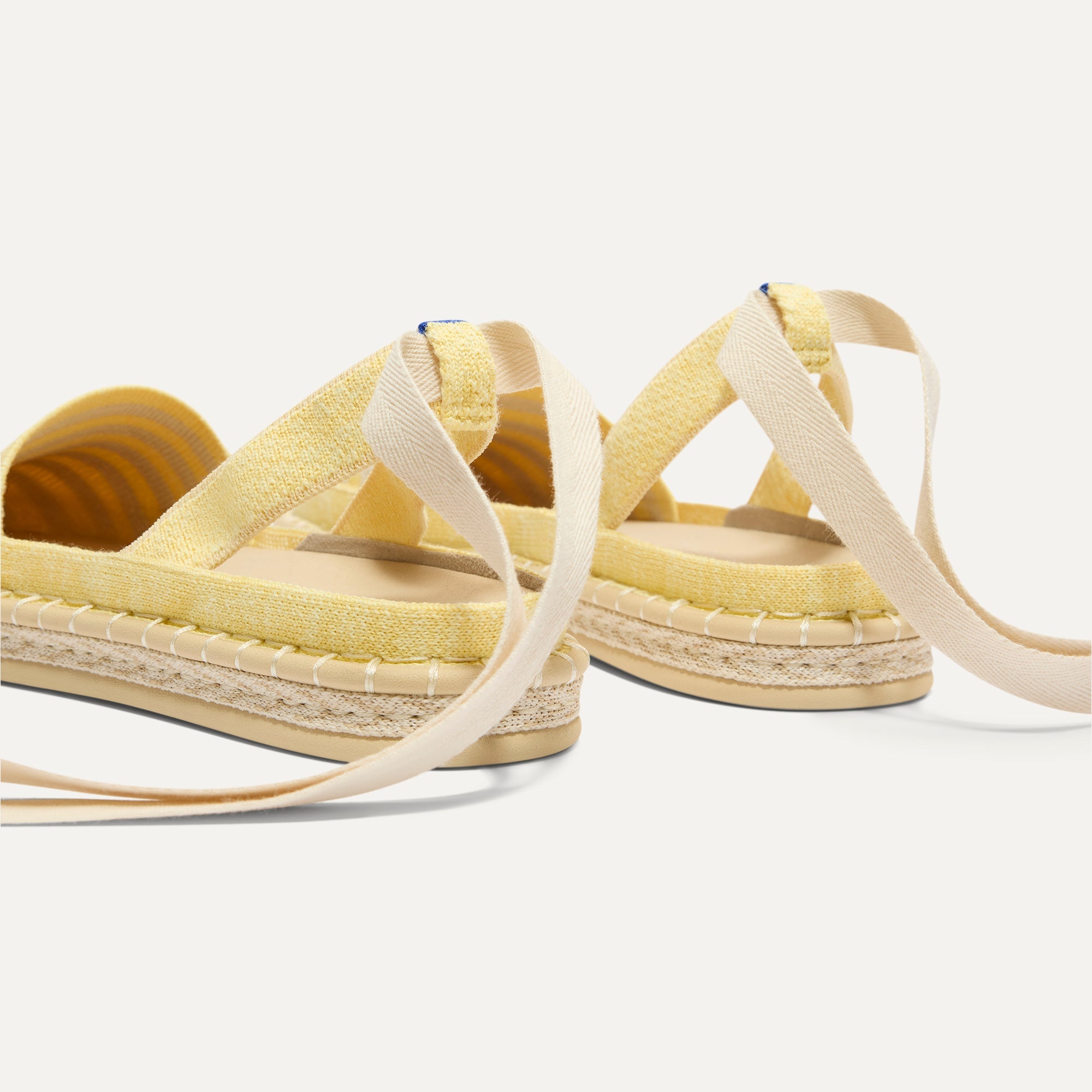 Rothy's The D'Orsay Espadrille ballerine Sunshine Stripe righe